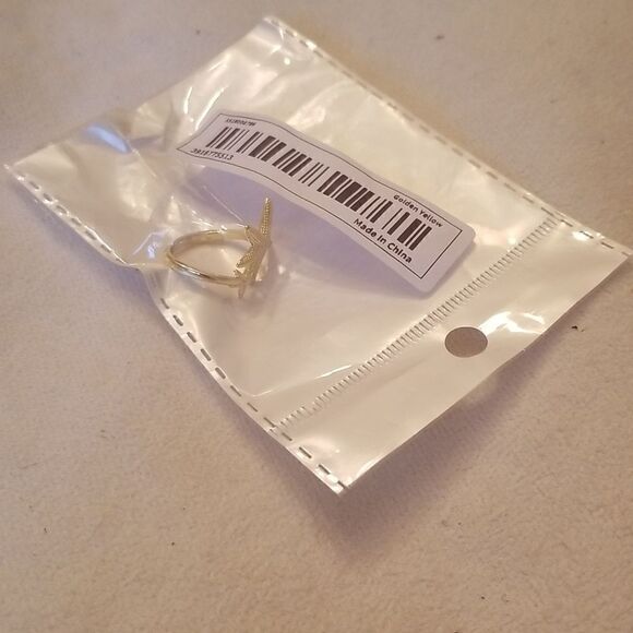 Starfish cuff ring gold tone - Picture 8 of 8